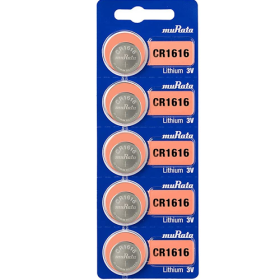 LITHIUM COIN BATTERY CR1616 5/pkg