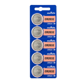 LITHIUM COIN BATTERY CR2032 5/pkg