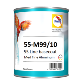 GLASURIT 55 LINE MED FINE ALUMINUM 3.5L