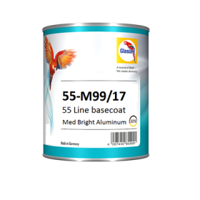 GLASURIT 55 LINE MED BRIGHT ALUMINUM 1L