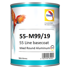 GLASURIT 55 LINE MED ROUND ALUMINUM