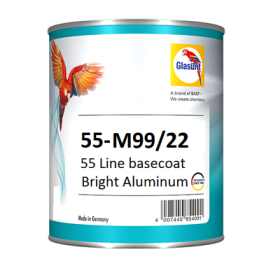 GLASURIT 55 LINE BRIGHT ALUMINUM  3.5L