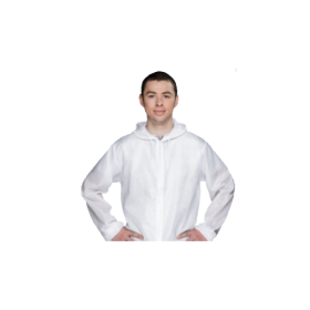 2XL WHITE LAB COAT