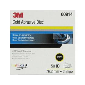 3IN  320 HOOKIT FINISHING DISC