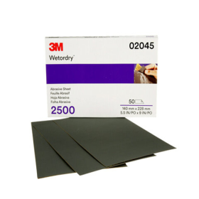 5-1/2 X 9 W/D 2500G ABRASIVE SHEET