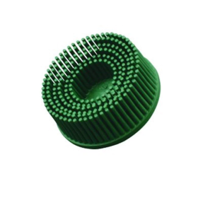 3 INCH GREEN ROLOC BRISTLE DISC