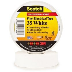 WHITE VINYL ELECTRICAL TAPE