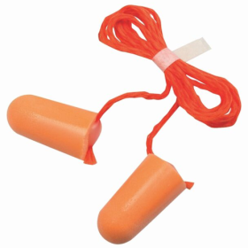 1 PAIR OF CORDED EAR PLUGS
