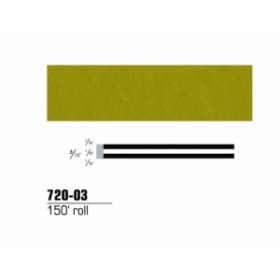 3/16 INCH GOLD SCOTCHCAL STRIPING TAPE