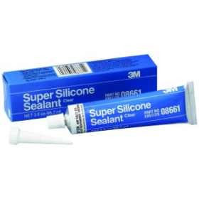 BLACK SILICONE 3OZ TUBE