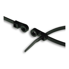 8 INCH BLACK STANDARD 50 LB CABLE TIE