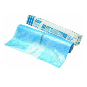 16 X 350  BLUE PLASTIC SHEETING