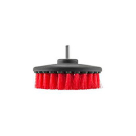 5 INCH RED DRILL BRUSH STIFF HEAVY DUTY