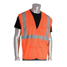 XL ANSI TYPE R TWO POCKET MESH VEST