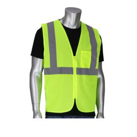 CLASS 2 DUAL SIZED ZIPPER MESH VEST