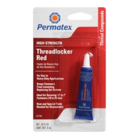 HI STRENGTH THREADLOCKER RED