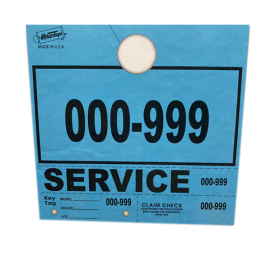 BLUE 000-999 SERVICE KEY TAGS