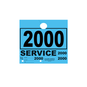 BLUE 2000-2999 SERVICE KEY TAGS