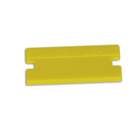 SINGLE EDGE PLASTIC RAZOR BLADE YELLOW