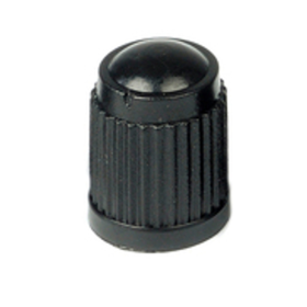 BLACK PLASTIC VALVE STEM CAP