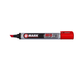 RED PERMANENT INK FAST DRYING MARKER