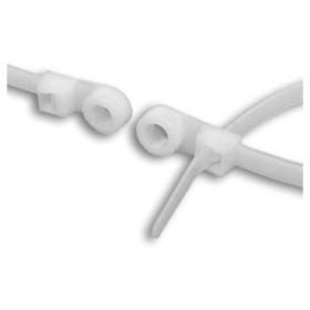 7 INCH CABLE TIE WHITE W/HOLE