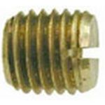 1/4 BRASS SLOTTED PIPE PLUG