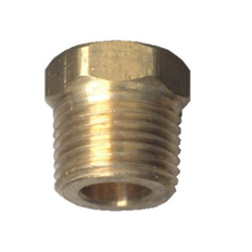 1/4 INCH BRASS PLUG HEX HEAD