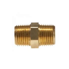 1 INCH BRASS HEX PIPE NIPPLE