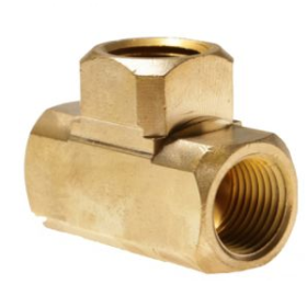 1/4 BRASS FEMALE PIPE FITTING TEE
