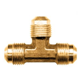 1/4 BRASS SAE FLARE UNION TEE