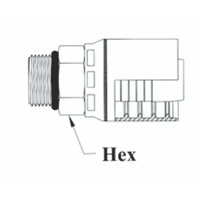 3/4 HOSE 4WIRE END 3/4M OR