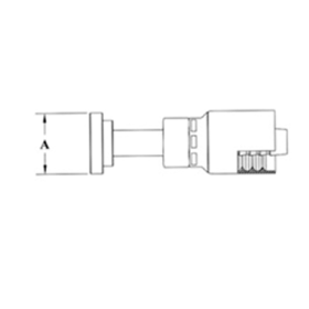 1-1/4H X 1-1/4 CODE 61 FLANGE STR