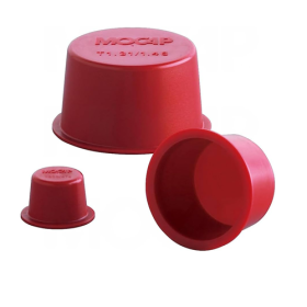 1/2" RED TAPERED CAP PLUG