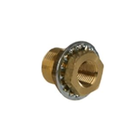 1/4F X 1/2M X 2-5/32 STL BLKHD