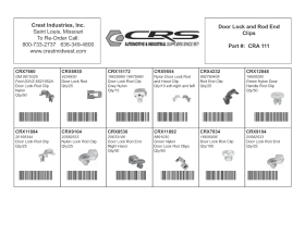 GM DOOR LOCK ROD END CLIP