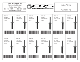 NYLON RIVET ASSORTMENT