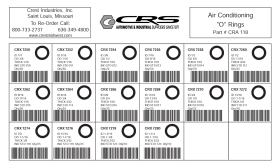 AIR CONDITIONING O RINGS