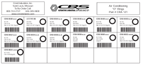 AIR CONDITIONING O RING ASSORTMENT
