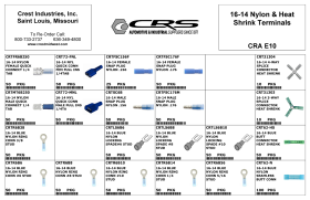 16 & 14 GA. NYLON & HEAT SHRINK