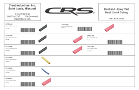 INDUSTRIAL HEAT SHRINK TUBING