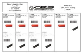 HEAVY WALL HEAT SHRINK TUBING