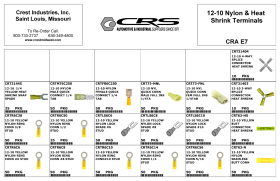 12 & 10 GA. NYLON & HEAT SHRINK