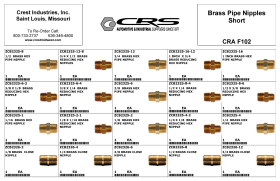 BRASS FLARE FITTING ASSORTMENT
