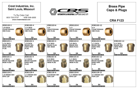 BRASS PIPE CAPS & PLUGS