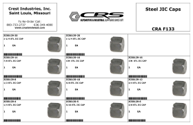 STEEL JIC CAPS