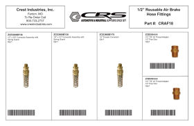 1/2 REUSABLE AIR BRAKE HOSE FITTINGS