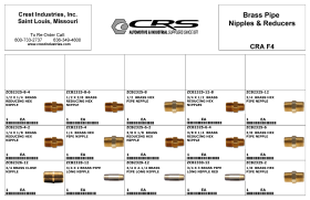 BRASS PIPE NIPPLES & REDUCERS