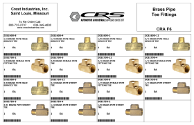 BRASS PIPE FTG ASSORTMENT