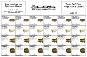 BRASS FLARE FITTING ASSORTMENT